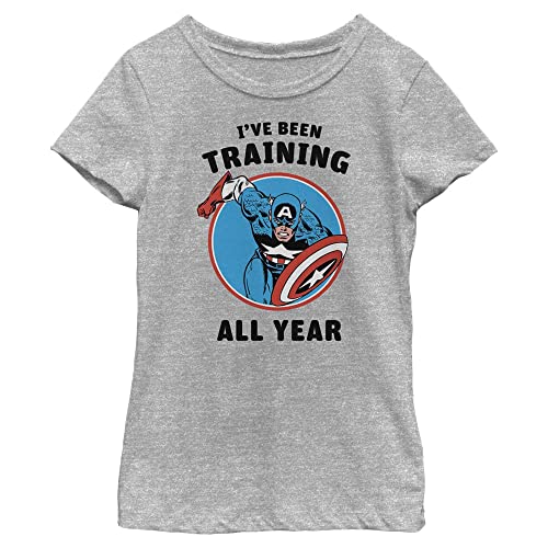 T-shirt Marvel fille gris sport t-shirt entraînement manches courtes taille XS