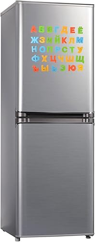 Miniatura 2 de BOHS Letras magnéticas del alfabeto ruso, juego en imanes de refrigerador, pizarra blanca, mesa, juguete educativo de aprendizaje para niños, 33