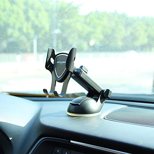 Gub C12 Bicycle Phone Holders Car-Mounted Phone Bracket Black Plastic Frame Silicon Gel Sucker Rotatable Bike Accessories #TOP5