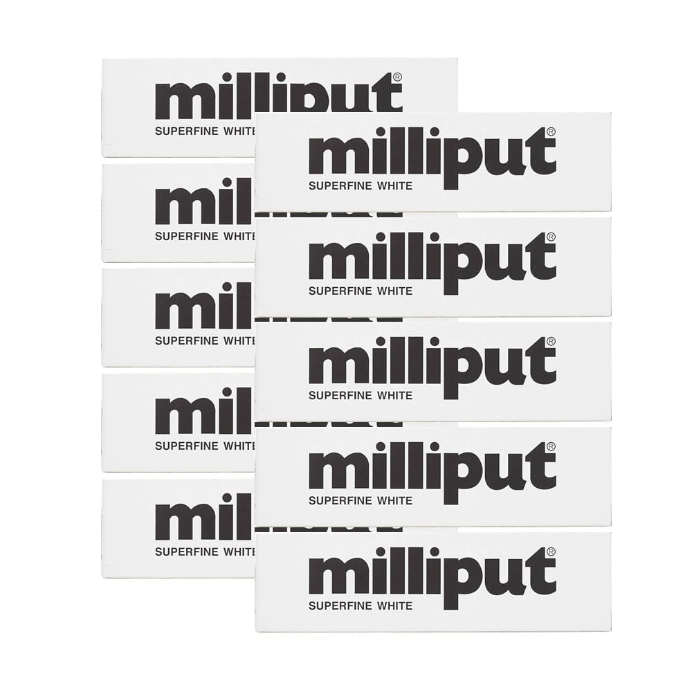 Milliput Epoxy Putty - Superfine White 113.4g Kit - 10pk