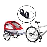 SHULLIN 1 Sets Universal Fahrradanhänger Kupplung Adapter Fahrrad Kupplung Achskupplung Anhänger Bike Anhängerkupplung Trailer Hitch zusätzliche Kupplung für Qeridoo Trixie Hamax Thule Anhänger