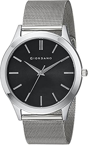 Giordano Analog Wrist Watch for Man with Color Variant |Classy Wired Mesh Band - A1051