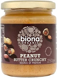 Biona Organic Peanut Butter Crunchy (free from Palm Fat) - 250g