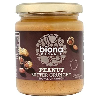 Biona Organic Peanut Butter Crunchy (free from Palm Fat) - 250g