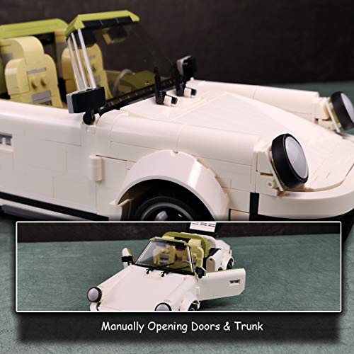 Nifeliz Mini Sports Car Turbro MOC Building Blocks and Construction Toy, Adult Collectible Model Cars Set to Build, 1:14 Scale Race Car Model (882 Pcs)