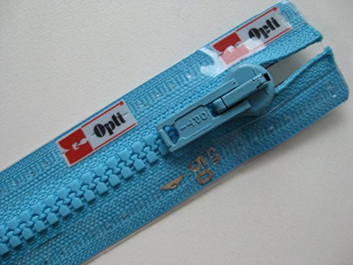 Opti Zip Fastening, Polyester, 00287 Blue, 50 cm, #00287 Blue