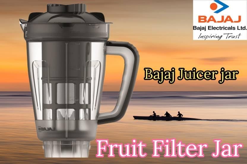 Image of Bajaj mixer grinder suitable smartncool juicer jar 1.5 liter, with fruit filter & food pusher.