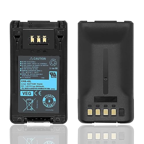LIENIAO KNB-48L Battery KNB-47L [2025 New Version] for Kenwood NX-200 NX-300 TK-5220 TK-5320 NX-200S NX-300S NX200 NX300 Battery