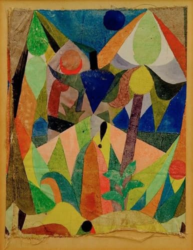 Tableaux Graffiti Art Mural pour masquer un mur vide paysage Paul Klee