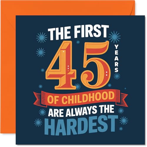 Carte d'anniversaire amusante 45 ans - Encore un grand enfant