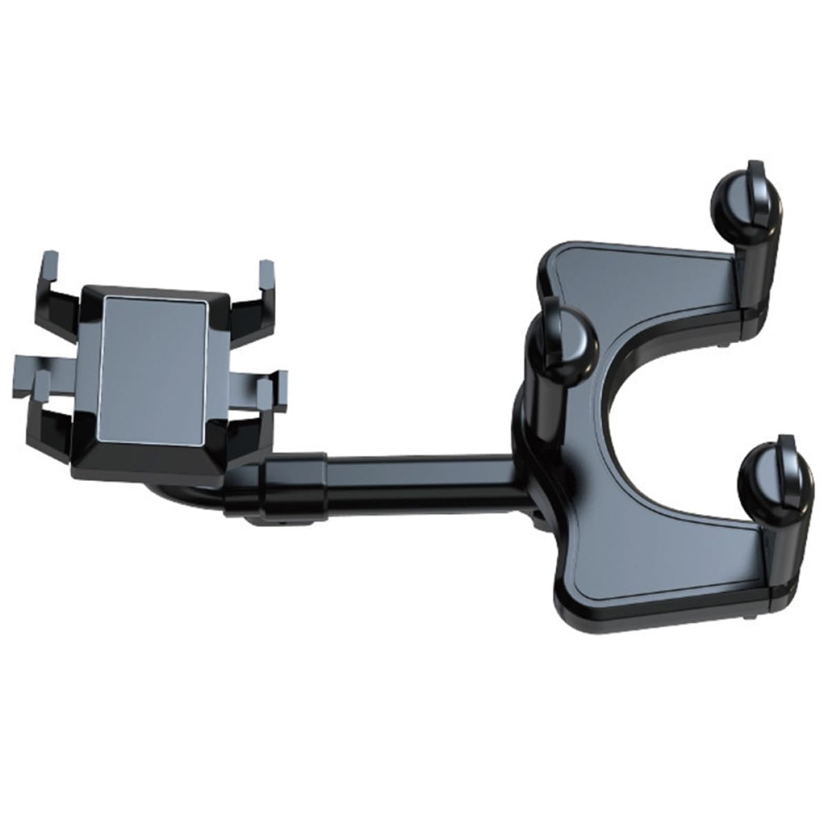 Luxshiny Soporte para Teléfono Móvil de Coche Clip Soporte GPS para Coche Negro en Salpicadero Accesorio Práctico para Navegación y Llamadas