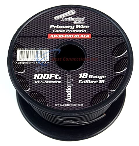 6 Rolls 18 Gauge 100 Feet Power Cable Car Audio Primary Remote Wire Copper Mix #TOP2