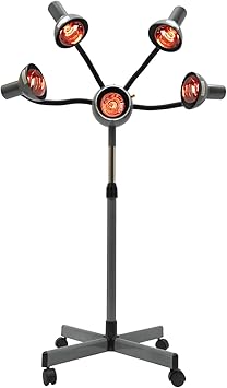 5 Heads Salon Infrared Lamp Infrared Heat Hair Color Processing Drying Hair Care