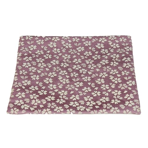 金襴マット(おりん用) 花柄 りん布団 モダン仏壇用 うす紫