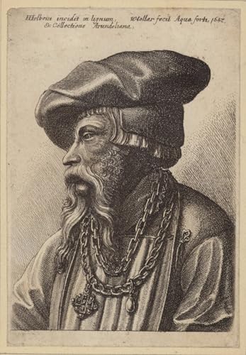 Affiche graffiti Homme barbu Hans Holbein 60x90cm pour salon