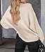 LAVASEON Girls' Sweaters Cute Tops for Teen Girls 9-14 Knit Crew Neck Beige