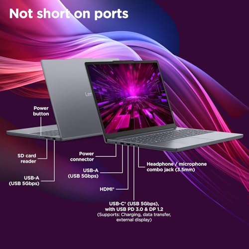 Image of Lenovo IdeaPad Slim 3 14 inch (35.5cm) FHD Laptop | Intel Core i5-12450H 12th Gen | 16GB RAM | 512GB SSD | Windows 11 | MS Office 2024 | Grey | 1.37Kg | Model 83EQ0074IN​