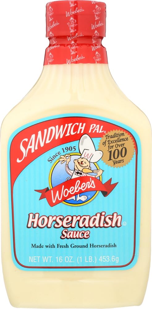 Woeber Horseradish Sauce 16 OZ (Pack of 18)18