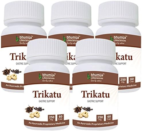 Bhumija Lifesciences Trikatu Capsules 60's (Pack of Five)