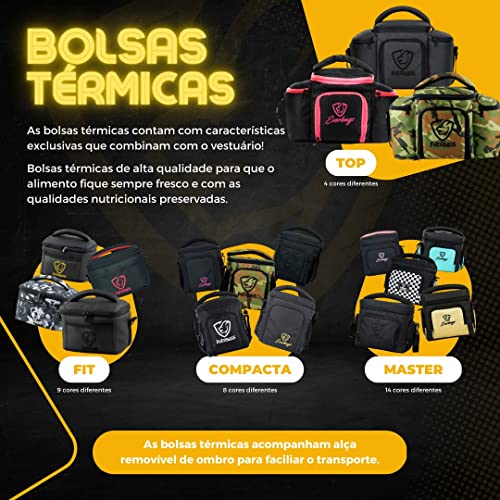 Bolsa Térmica Fitness Master Everbags Marrom Caramelo