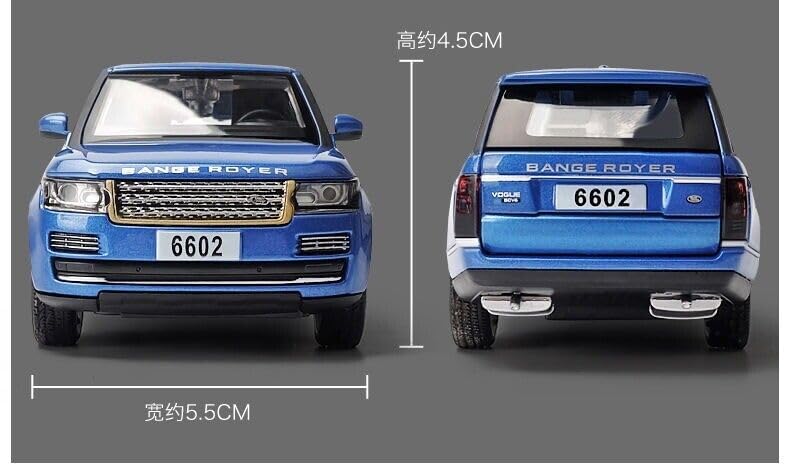 Image of Long Range Rover Diecast Metal Pullback Toy Car With Openable Doors & Light, Music Boys Car For Kids Best Toys Gifts Toys For Kids, Multicolor