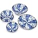8-piece Blue Fish Underglazed Tableware Western Plate Ceramic Rice Bowl Set Your Dinnerware Will Be Safe for Daily Use