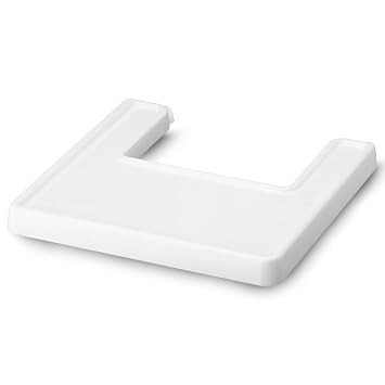 Home Stuff ANTILOP White High Chair Tray for Baby Finger Foods Placemat, Silicone Mat, Dishwasher Safe for Toddler and Babies