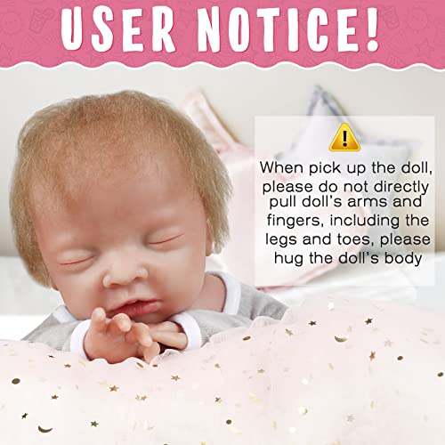 Vollence 46cm addormentata Bambola Piena di