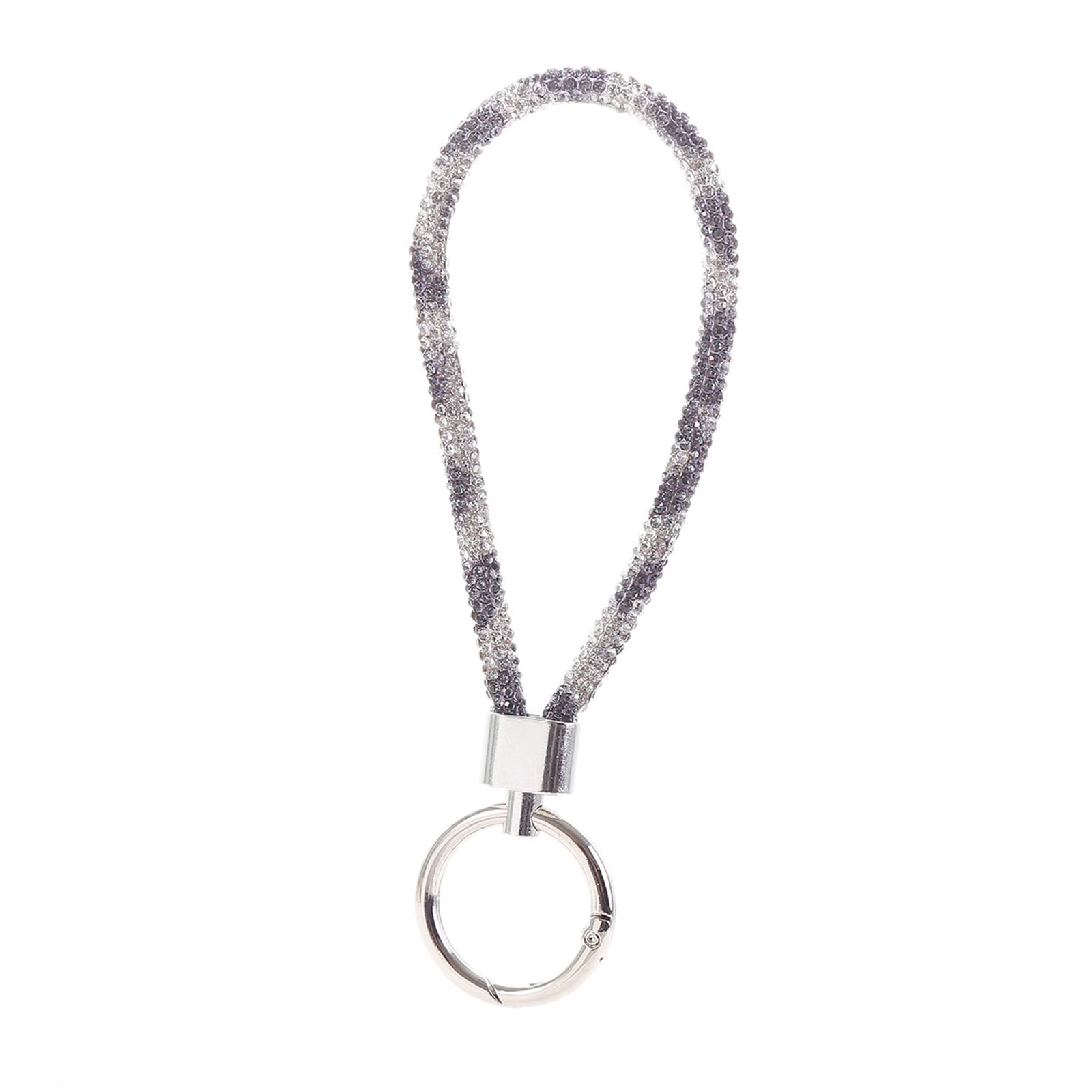 oringnat Glitter Keychain Wrist Straps Cord Rhinestone Cellphone Lanyard Anti-lost Rope Car Keychain Wallet