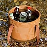 Angel Klappeimer, Zusammenklappbarer Camping-Eimer Mit Griff, Eiswasser-Eimer Für Bier Und Verschiedene Getränke, Tragbarer Eimer Mit Großer Kapazität Für Outdoor-Angeln, Camping, Reisen, Rettung