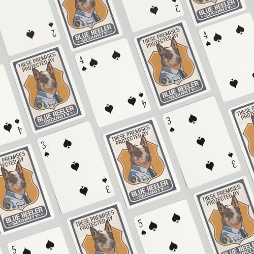 Baraja Póker Blue Heeler Security 52 Cartas miniatura 4
