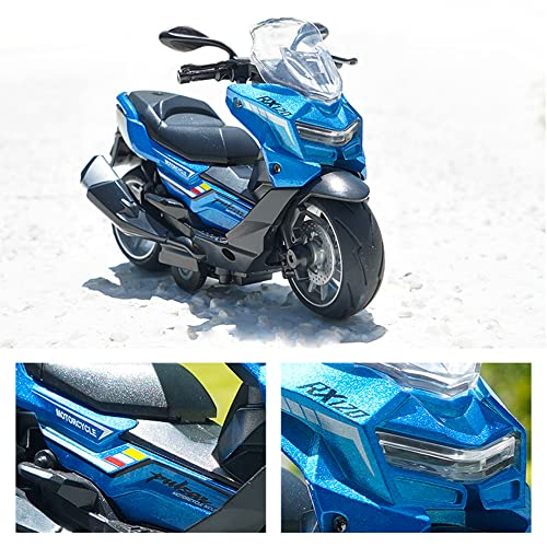 image for Gilumza Pull Back Motorcycle Toys, Moto Gift with Music Lighting, Peda