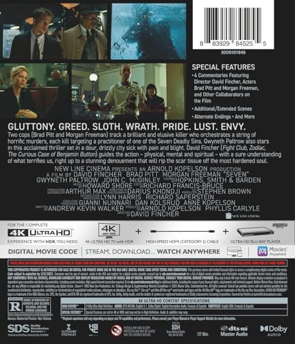 Image of Seven (4K Ultra HD + Digital)
