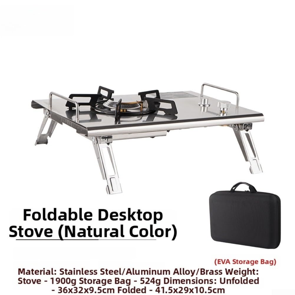 Honseadek Cocina portátil para exteriores, estufa de gas para camping, 4000