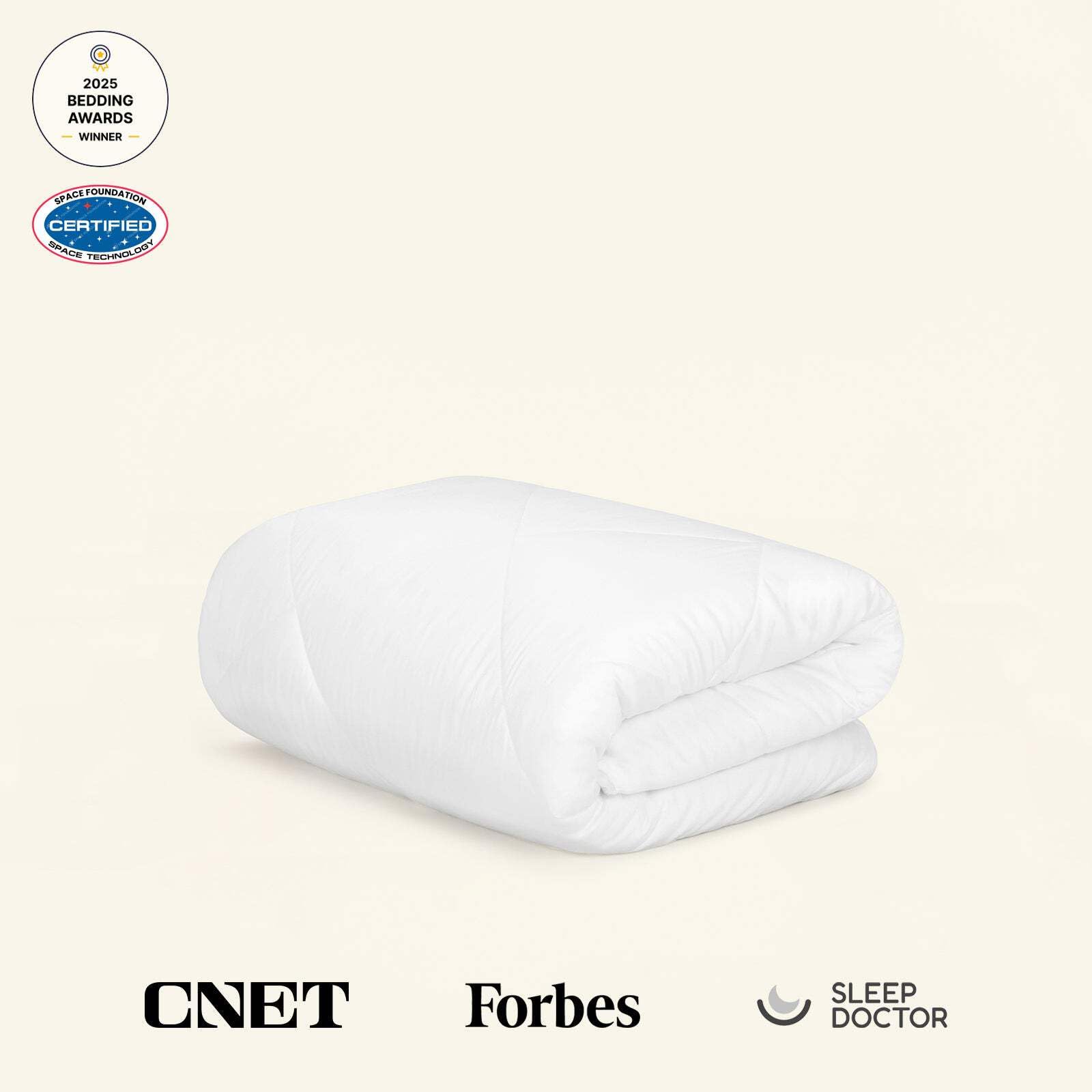 SLUMBER CLOUD UltraCool Comforter White Twin XL/Twin All-Season