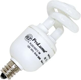 Halco 45019 - CFL5/50/E12 Twist Candelabra Screw Base Compact Fluorescent Light Bulb