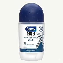Sanex Men Active Control 6in1 Roll-On Antiperspirant Deodorant 50ml
