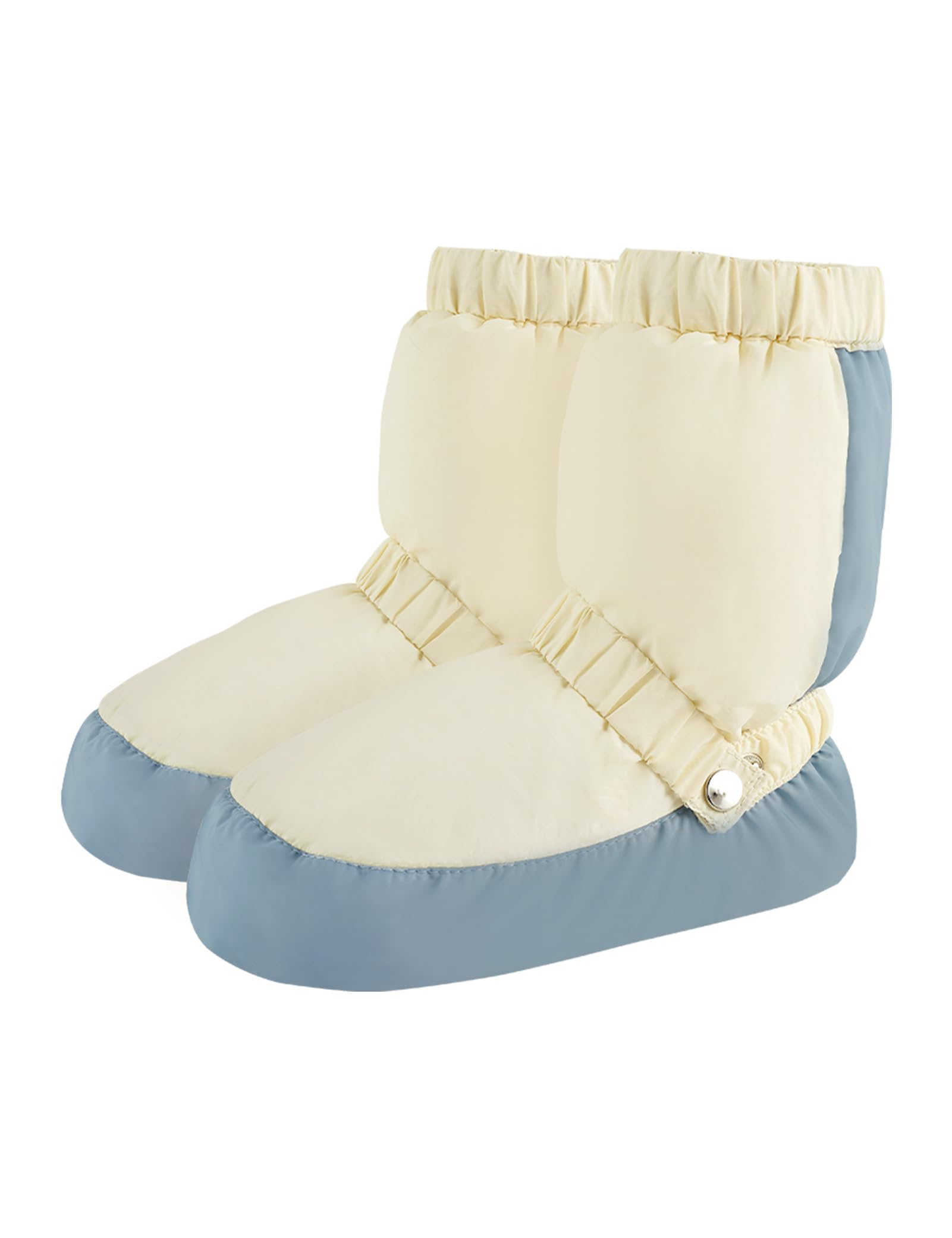 Daydance Teen Girls Women Dance Booties Blue Ballet Warm up Shoes