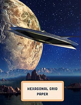 Paperback Hexagonal Grid Paper: Gaming Landscape Creation Paper, 120 Pages Book