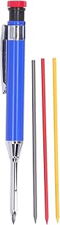 Qukaim Juego de 12 lápices mecánicos de carpintería para carpintería, kit de lápices de carpintero de punta larga resistente para carpintería, color azul