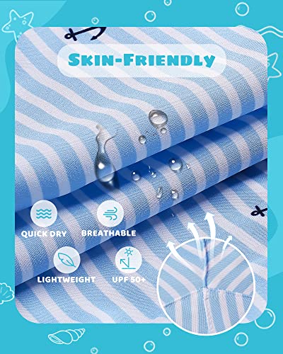 Image of maamgic Boys Swim Trunks with Compression Liner Toddler Stretch Swim Shorts