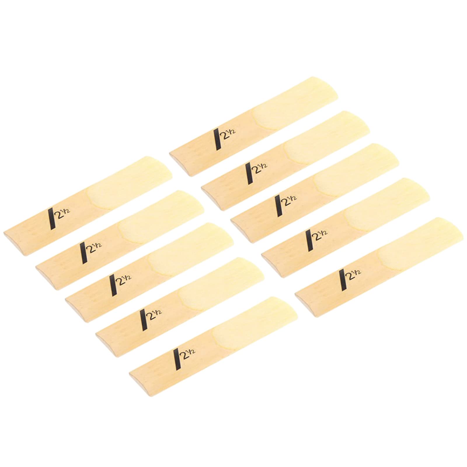 Holzblasinstrument 10-teiliges Saxophon-Set mit Stärke 1,5/2,0/2,5//3,5/ for Sopransaxophon, Holzblasinstrumente, Zubehör, Ersatz