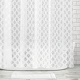 mDesign Floral Decorative PEVA 3G Shower Curtain Liner, PVC-Free, Mold & Mildew Resistant, ODORLESS, No Chemical Smell - 72