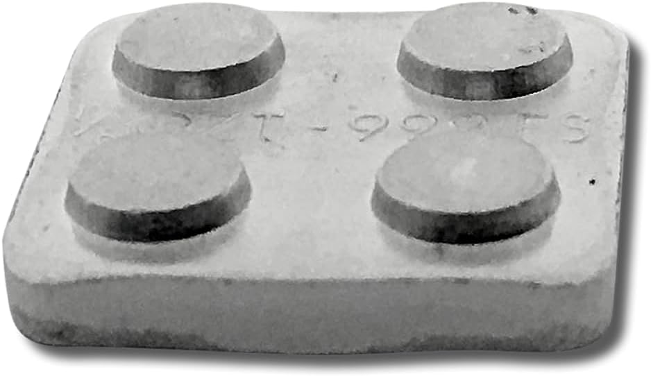 1/8 oz Pure Fine Silver - Monarch Building Block Bar - Eighth 2x2