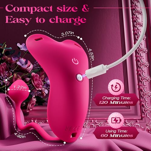Image of Big Shocked Wearable Vibrator Adult Sex Toy - APP Controlled Couples Sex Toys Anal Plug Dildo with 10 Vibration, Nipples G Spot Anal Vibrator Womens Sex Toys Double-Ended Dildos Vibrating Panties