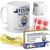 Kit regalo personalizado para fanáticos del Alavés | Taza
