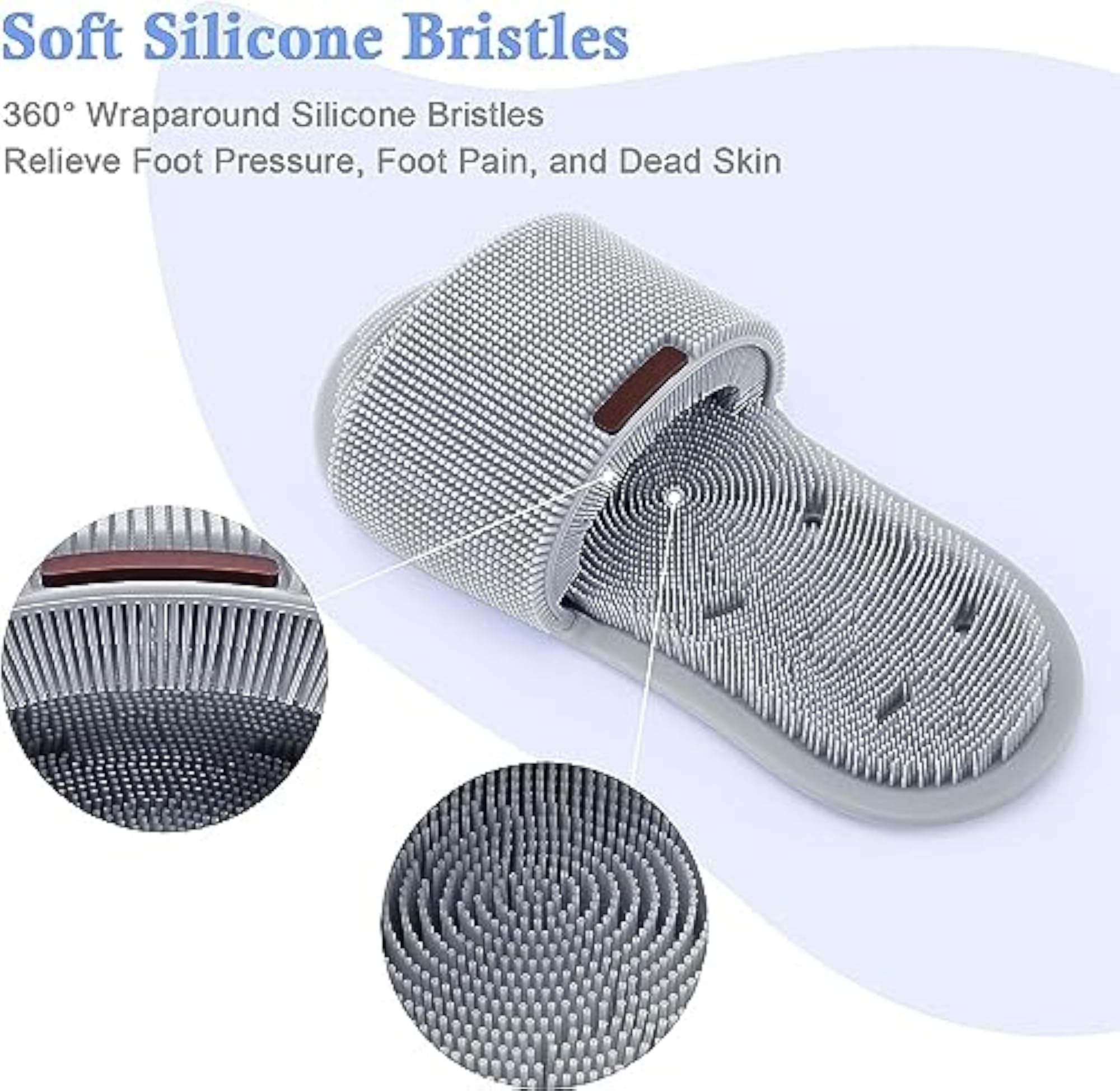 Silicone Shower Foot Scrubber for Personal Foot Massage