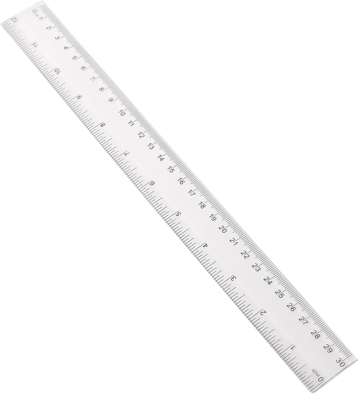 Akkerds Plastic Transparent Ruler 30cm Scale Learning Drawing Tool Measuring Tool 0.2cm Thickness