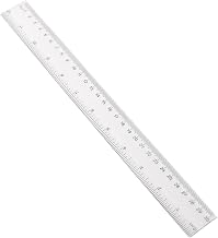 Akkerds Plastic Transparent Ruler 30cm Scale Learning Drawing Tool Measuring Tool 0.2cm Thickness