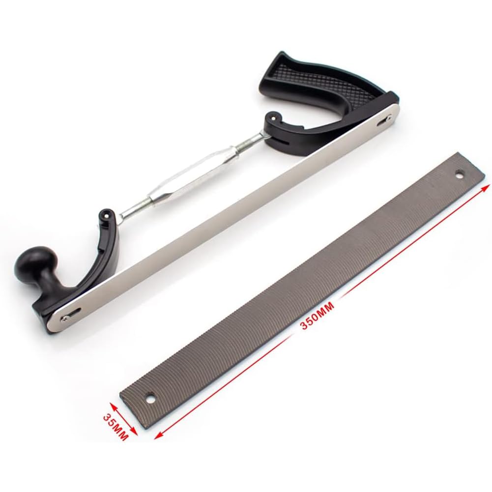 Lima de cuerpo flexible para pulido de chapa de coche, soporte ajustable con hoja de dientes fresada de 350 mm, herramienta de acabado de superficies